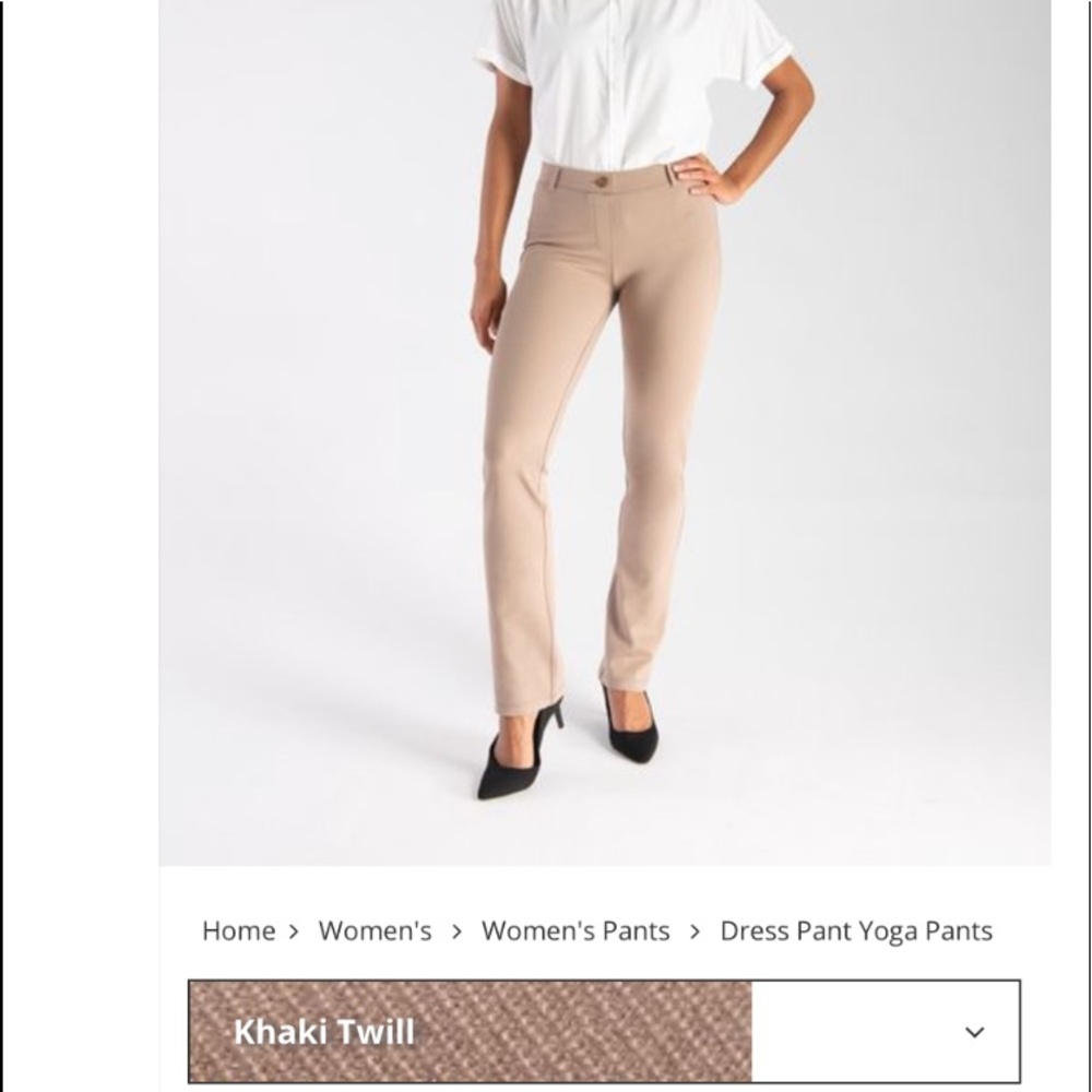 BetaBrand Straight Leg Classic Pant Khaki Twill